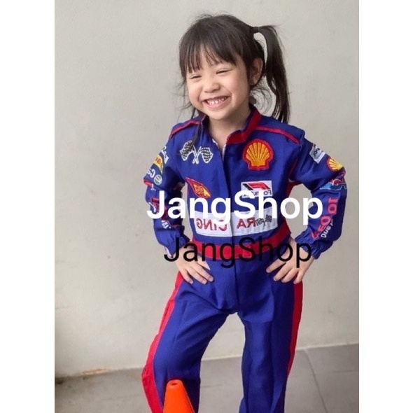 ชุดนักแข่งรถเด็ก ชุดอาชีพ ชุดนักบิด ชุดนักแข่ง ราคาโรงงาน พร้อมส่ง