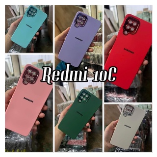 เคส📲💁 เคสกำมะหยี่ ขอบโครเมี่ยม มีโลโก้ สำหรับ Xiaomi Redmi10C Redmi9A Redmi note11 note11pro