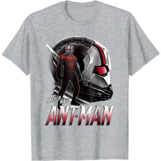 เสื้อยืดครอปเสื้อยืด พิมพ์ลายกราฟิก Marvel Antman The Wasp Scott Lang Profile สําหรับผู้ชายS-5XL