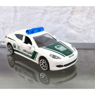 Majorette Porsche Panamera Police - Dubai - White Color /Wheels 5U /scale 1/64 (3 inches) no Package