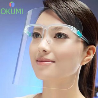 OKUMI_SHOP Face shield เฟสชิว หน้ากากกันกระเด็น หน้ากากface shield (พร้อมส่ง)