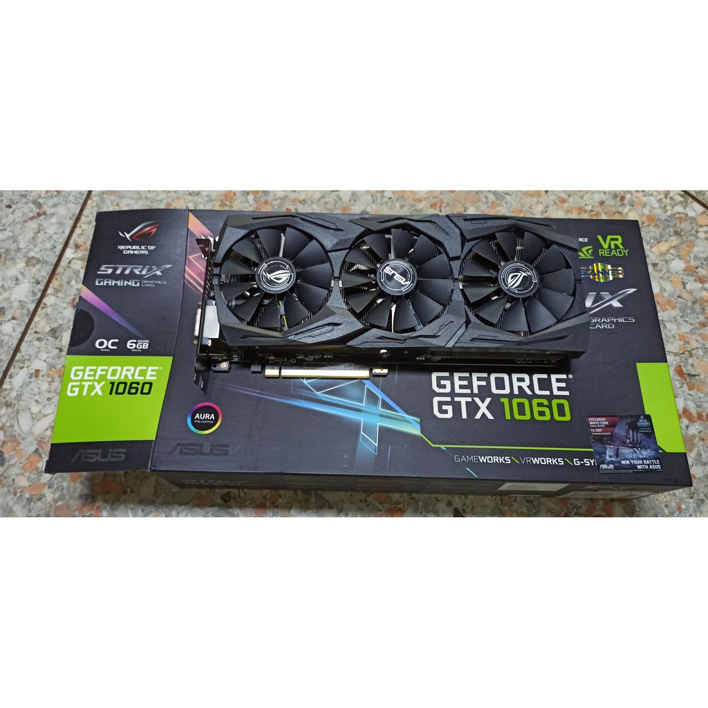 ASUS ROG STRIX-GTX1060-O6G-GAMING