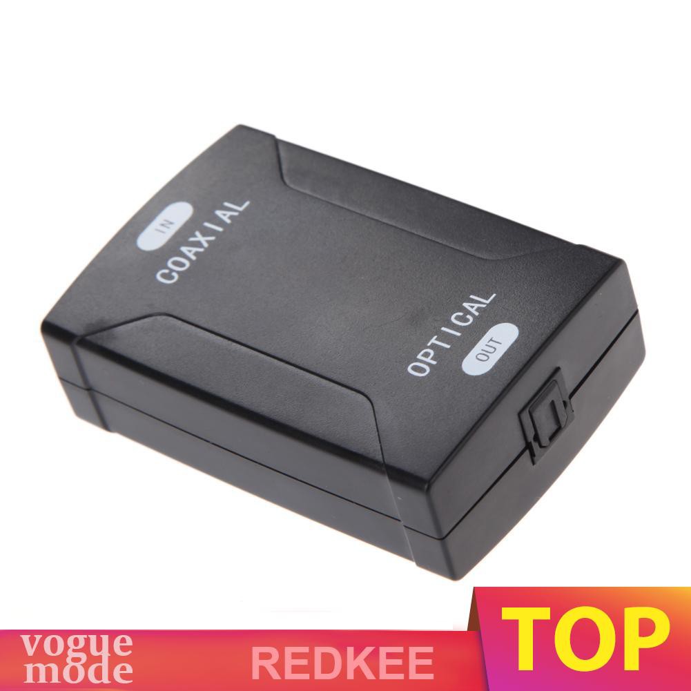 Redkee Coax Coaxial Rca Toslink Spdif อะแดปเตอร์แปลงเสียงดิจิตอล #7