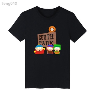 ☫Chenxin Alimoo การ์ตูน South Park ผู้ชายและผ้าฝ้ายเสื้อขนาดใหญ่เสื้อผ้า TShirt สำหรับชายหญิงเสื้อ VINTAGE เสื้อผ้า T เส