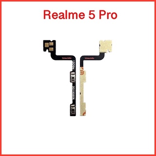 แพรปุ่ม เพิ่มเสียง-ลดเสียง Realme5 Pro