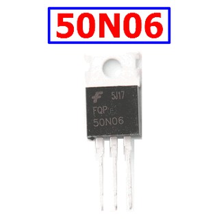 Mosfet 7ฺB18AR (N5060) 1ต้ว/pack #FQP50N06 50N06 fqp50n06c TO220 MOS FET 60V/50A polouta