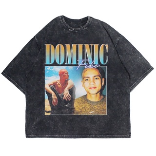 เสื้อยืดพิมพ์ลายแฟชั่นเสื้อยืด โอเวอร์ไซซ์ ลาย DOMINIC FIKE WASHING VINTAGE