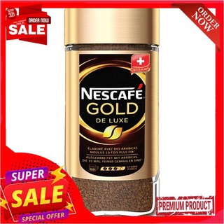 เนสกาแฟโกลด์เดอลุกซ์กาแฟสำเร็จ 200ก.NESCAFE GOLD DE LUXE 200G.