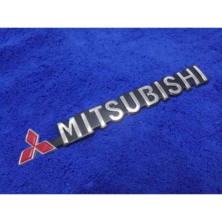 โลโก้ตัวหนังสือ ( MITSUBISHI ) สี ชุบ ราคา ต่อชิ้น