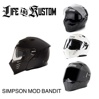 หมวกกันน็อค Simpson รุ่น Mod Bandit By Life and Kustom