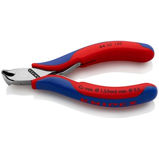 KNIPEX NO.64 32 120 Electronics End Cutting Nippers (120mm.) คีมตัดงานอิเล็กทรอนิกส์