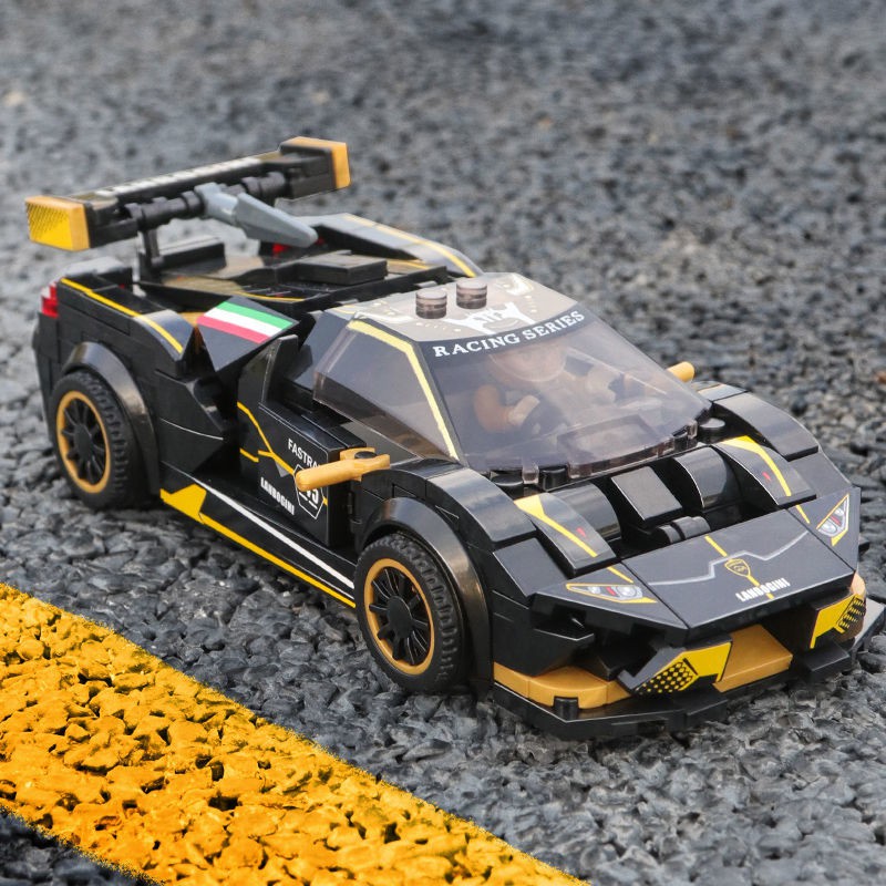 Technic City Blocks Compatible Lego City 8 Point Racing Building Blocks ...