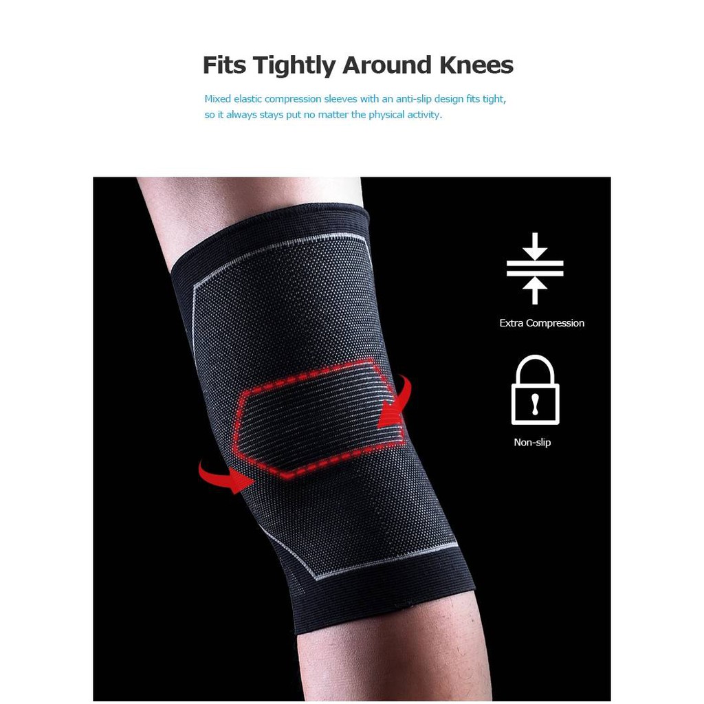 AONIJIE E4108 Knee Sleeve ที่รัดเข่า ปลอกรัดเข่า ผ้ารัดเข่า สายรัดเข่า ป้องกันลดอาการบาดเจ็บเข่า สินค้าคุณภาพของแท้ 100% รูปที่ 4