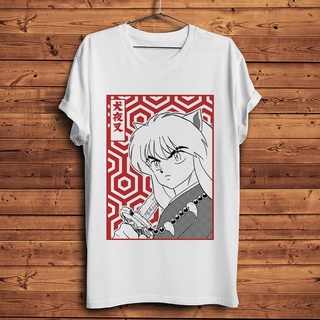 ถูกสุดๆพร้อมส่ง เสื้อยืดแขนสั้นลําลอง พิมพ์ลายอนิเมะ Inuyasha หลากสีสัน สไตล์ญี่ปุ่น สตรีท สําหรับผู้ชาย และผู้หญิง