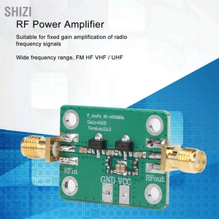 ShiZi โมดูลเพาเวอร์แอมป์ 40Db Gain Rf สําหรับ Shortwave Gps นําทาง 5Vdc