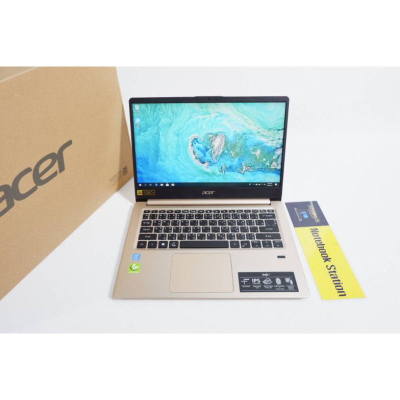 (ของใหม่)Acer swift1 Pentium Silver N5000 ssd256 จอ14Full HD อุปกรณ์ครบกล่อง พร้อมประกันศูนย์