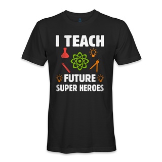 เสื้อยืดผ้าฝ้าย พร้อมส่ง เสื้อยืด พิมพ์ลาย I Teach Future Super Heroes IM A Teacher Science School หลายสี สําหรับผู้ชาย