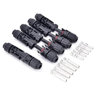 มีรับประกัน ขั้วต่อสายไฟแผงโซล่าร์เซลล์ MC4 CONNECTOR มีแกนล๊อคในตัว