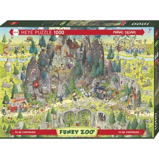 HEYE: TRANSYLVANIAN HABITAT – FUNKY ZOO by Marino Degano (1000 Pieces) [Jigsaw Puzzle]