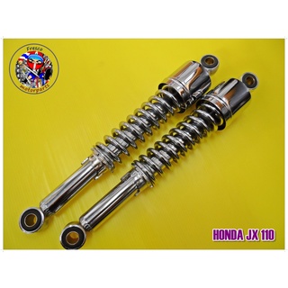 โช้คหลัง Honda JX110 ชุบ Chrome Spring Rear Shock Set