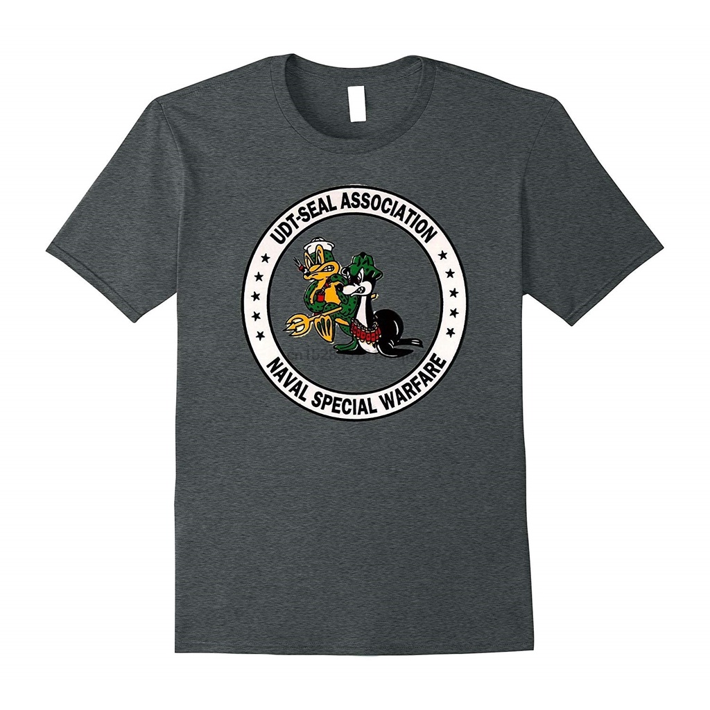 เสื้อยืดผู้ชาย US NAVY SEAL Shirt UDT Association Logo Tshirt-BN เสื้อยืดผู้หญิง