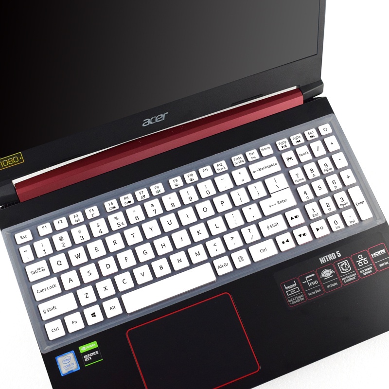 ☼❣ﺴAcer Acer เงาอัศวินเครื่องยนต์แป้นพิมพ์ฟิล์มป้องกันรุ่นที่โน๊ตบุ๊ค AN515-55 Nitro 5 คอมพิวเตอร์ฝาครอบกันฝุ่น Acer เงา