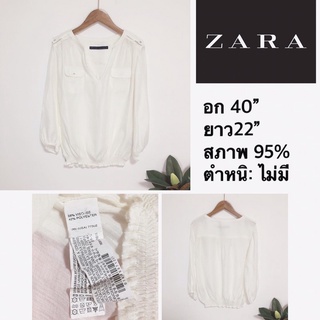 ZARA เสื้อแขนยาว แต่งไหล่