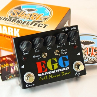 เอฟเฟคกีตาร์ Shark EGG Blackhead Full Flavor Drive Artist Signature Pedal Effect