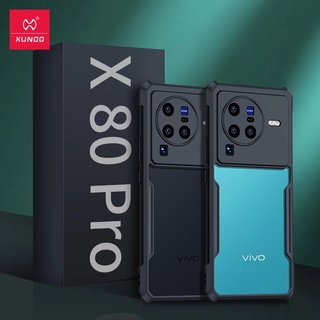 XUNDD เคสโทรศัพท์มือถือ แบบใส กันกระแทก สําหรับ VIVO X80 Pro Plus X80 Pro+