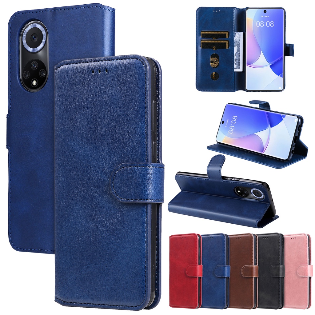 Flip Casing Huawei Nova 9 Pro 7 SE 3i 7i 8i 4e 3e P20 P30 P40 lite p smart plus Honor 20 Leather Wal