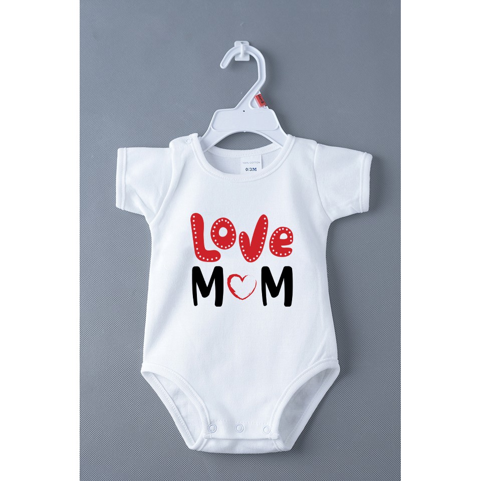 บอดี้สูทเด็ก lovemom lovedad บอดี้สูทขาเว้า เสื้อผ้าเด็ก ชุดเด็กอ่อน ผ้า Cotton นุ่มๆ เลือกลายได้