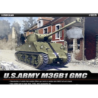 โมเดลรถถัง ยุทธยานยนต์ Academy Model 1/35 AC13279 U.S.ARMY M36B1 GMC