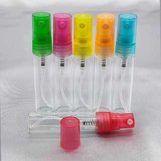 ขวดปากกาใสห ฝาคละสี 5ML.S14-K