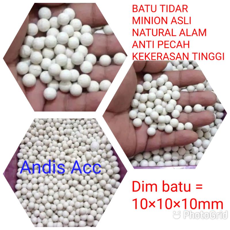 Mustika MINION TIDAR STONE หินธรรมชาติของแท้