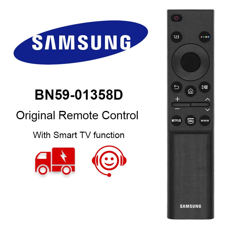 Samsung BN59-0138D สมาร์ททีวีรีโมทคอนโทรล Prime วิดีโอ UE70AU7570U UE55AU7100UXUA UE55AU7140U UE55AU