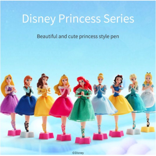 DISNEY PRINCESS ORIGINAL 3D ROLLERBALL 0.7 PEN 92C11