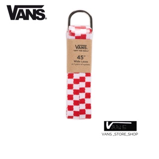 เชือกVANS FAT LACES 45” RED WHITE CHECKERBOARD สินค้ามีประกันแท้