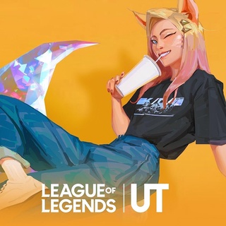 พร้อมส่ง Uniqlo Lol League Of Legends Ut เสื้อยืดลําลองสําหรับผู้ชายผู้หญิงแขนสั้นพิมพ์ลาย Kda Poro Irene Ji แฟชั่น