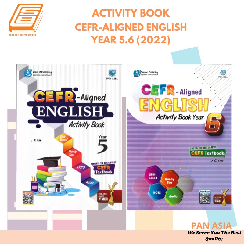 [SBCB[ หนังสือกิจกรรม : หนังสือกิจกรรมภาษาอังกฤษ CEFR Aligned ปี 5&6