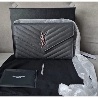 New YSL woc 9” in strom color แท้100%