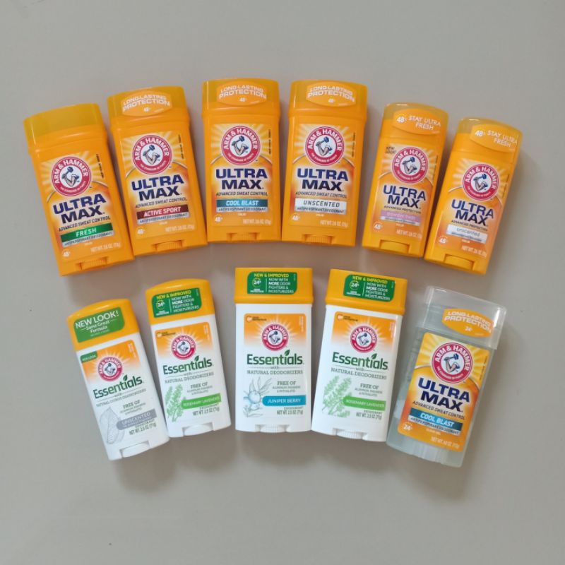 พร้อมส่ง 🇺🇸 ระงับกลิ่นกาย Arm & Hammer, Essentials Natural Deodorant(ไซส์ใหญ่)