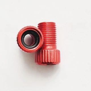 2ชิ้น อะแดปเตอร์หัวแปลงสูบลมจุ๊บเล็กเป็นจุ๊บใหญ่ PRESTA TO SHRADER VALVE ADAPPTERS 2PCS