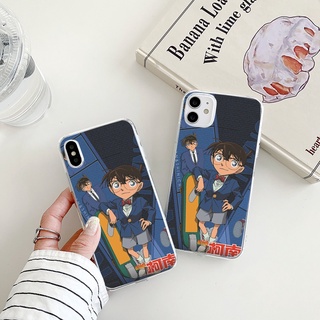 Conan Edogawa เคสไอโฟน 11 promax 8 พลัส iPhone 14 12 13 pro max เคส นิ่ม 7 8 7plus 8plus Xr Xs X max se 2020 Anime case