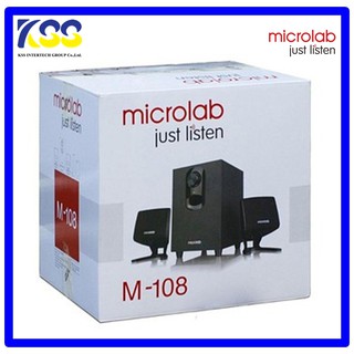 💥ส่งชัวร์ส่งไว🚀ลำโพง MICROLAB รุ่น M-108 มัลติมิเดีย 2.1CH **(เสียงดี เบสชัด มีจำนวนจำกัดจร้า)**