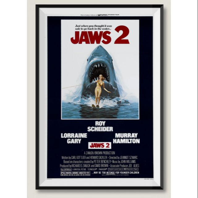 โปสเตอร์หนังคลาสสิก Jaws 2