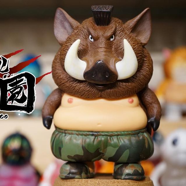 gachabox Mame Moyashi Zoo series - Colonel Cutlet by Chino Lam