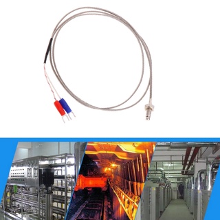 Pcf* M6 สกรู Probe K Type Thermocouple 1 เมตรสายเคเบิ้ลเซนเซอร์วัดอุณหภูมิ