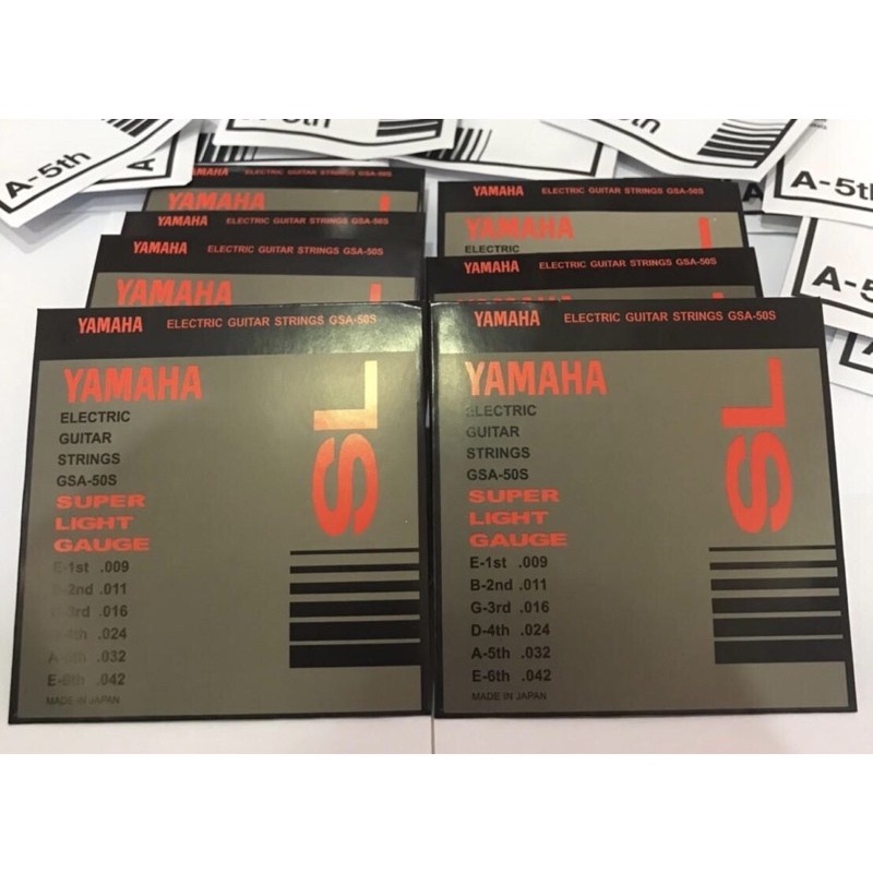 สายกีตาร์ไฟฟ้าYamaha ชุดเบอร์9/42 สุดยอดสายกีตาร์ไฟฟ้าให้เสียงใสกังวาน สินค้าคุณภาพดีราคาถูก พร้อมส่ง🚚แถมฟรีปิ๊กกีตาร์