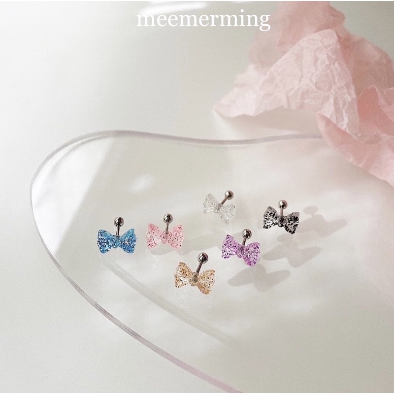 Shimmer Ribbon ε•з จิวชิมเมอร์รูปโบว์ [piercing]