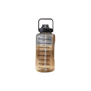 พร้อมส่ง ขวดน้ำขนาดใหญ่ 2ลิตร พร้อมหลอด มีมาตรบอกระดับน้ำ กระบอกน้ำดื่ม แบบพกพา 2L ปราศจาก BPA Bottle #C002